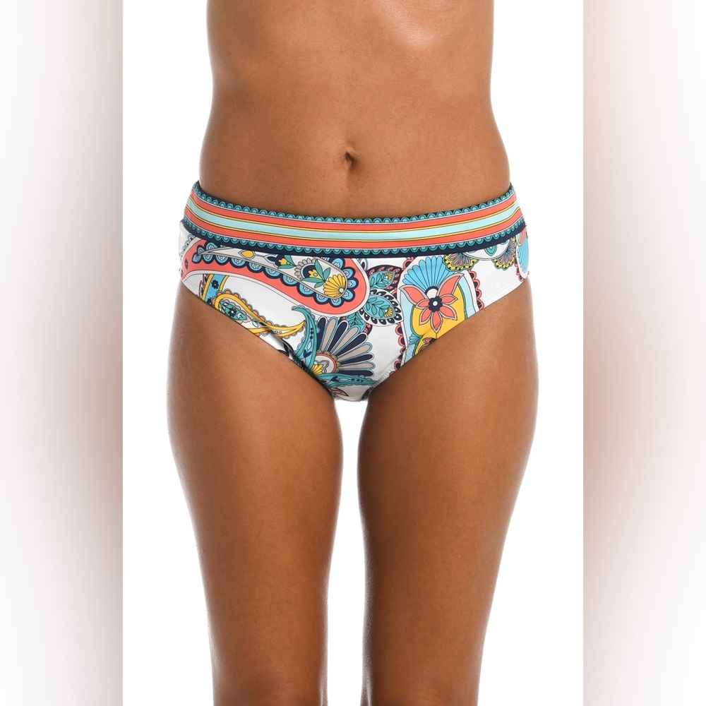 NWOT LA BLANCA Pave The Way Mid-Rise Banded Hipster Bottom Size 14